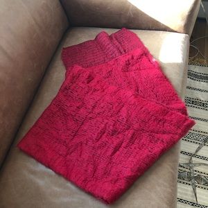 2 tone red scarf